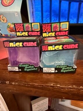 Schylling NeeDoh Nice Cube set of 2 
Blue & purple